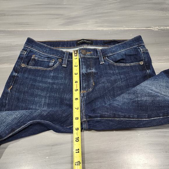 Banana Republic Skinny Jean Dark Wash Size 27 Mid Rise - Picture 7 of 8